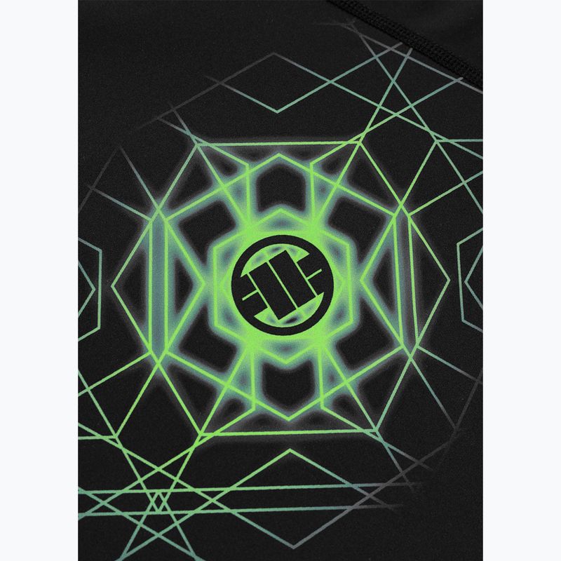 Мъжка блуза с дълъг ръкав за водни спортове Pitbull Ray Rashguard fluo green 6