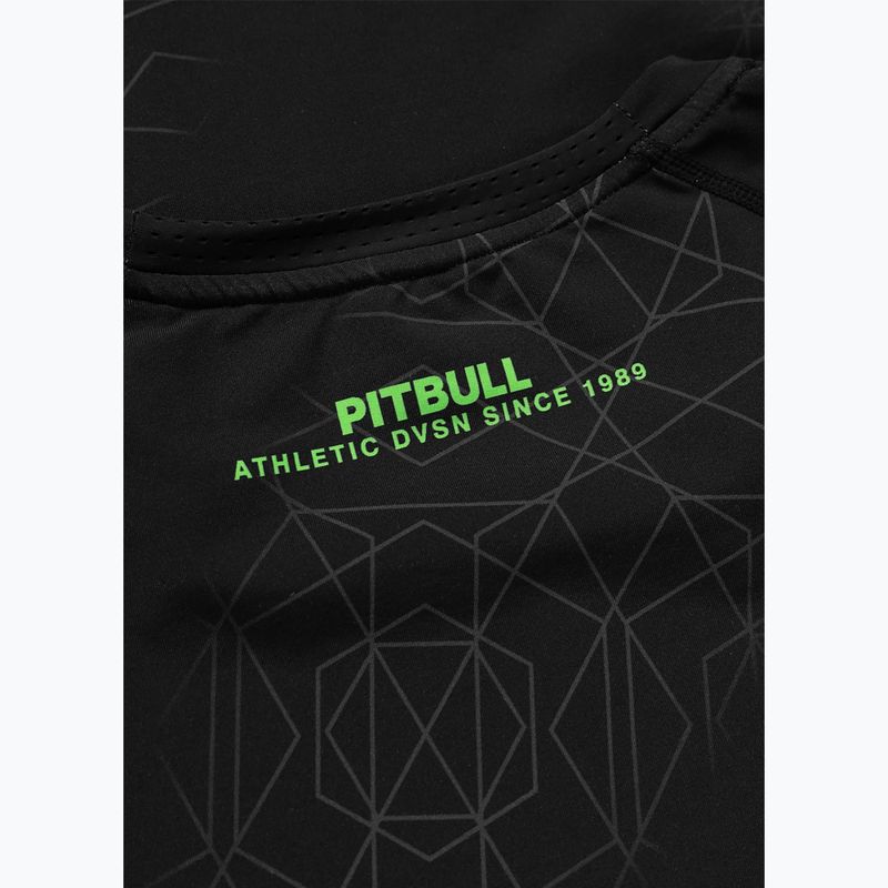 Мъжка блуза с дълъг ръкав за водни спортове Pitbull Ray Rashguard fluo green 7