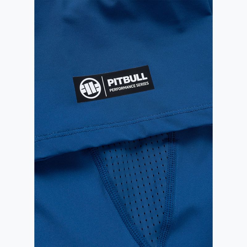 Мъжка тениска Pitbull Rashguard Logo Palms blue 8