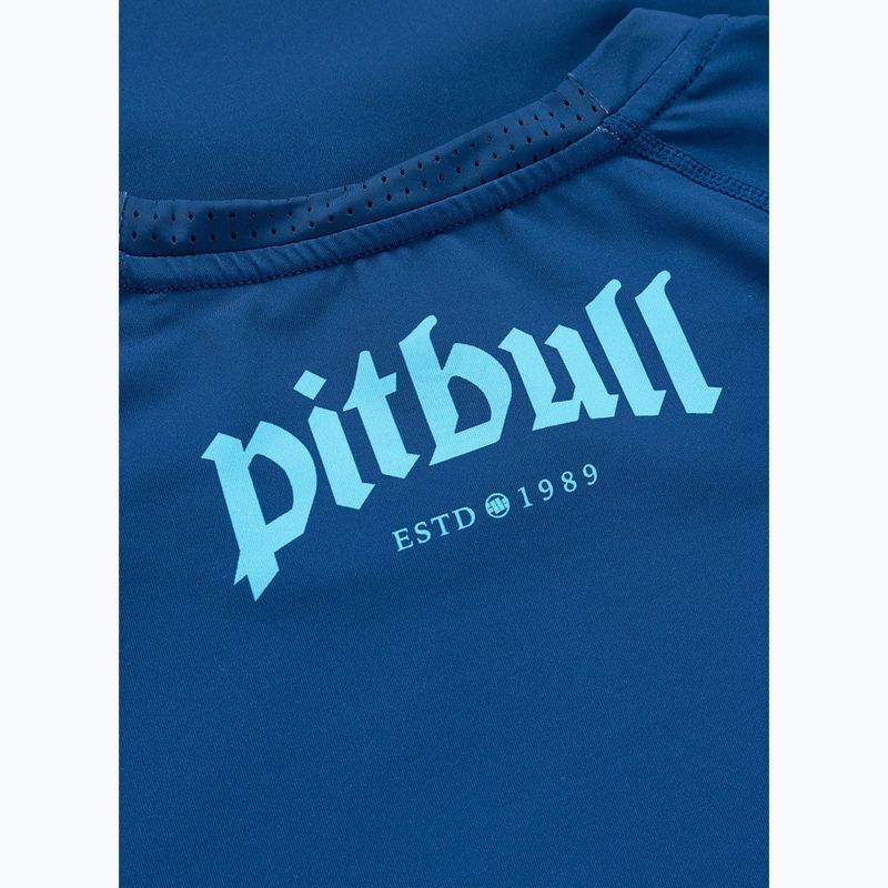Мъжка блуза с дълъг ръкав за водни спортове Pitbull Rashguard Logo Palms blue 7
