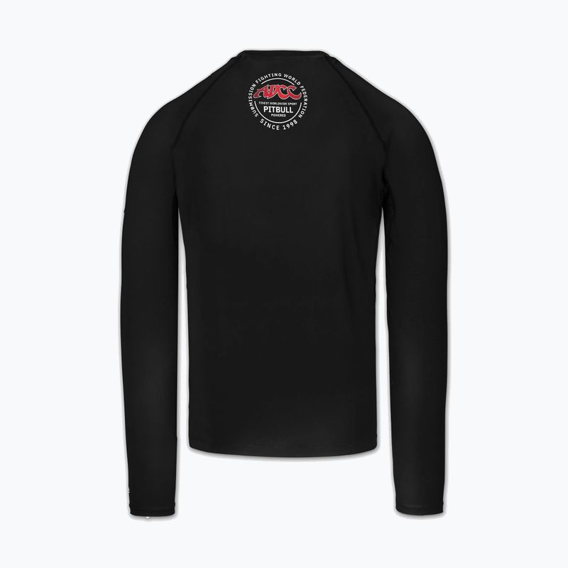 Мъжка блуза с дълъг ръкав за водни спортове Pitbull ADCC Rashguard black 4