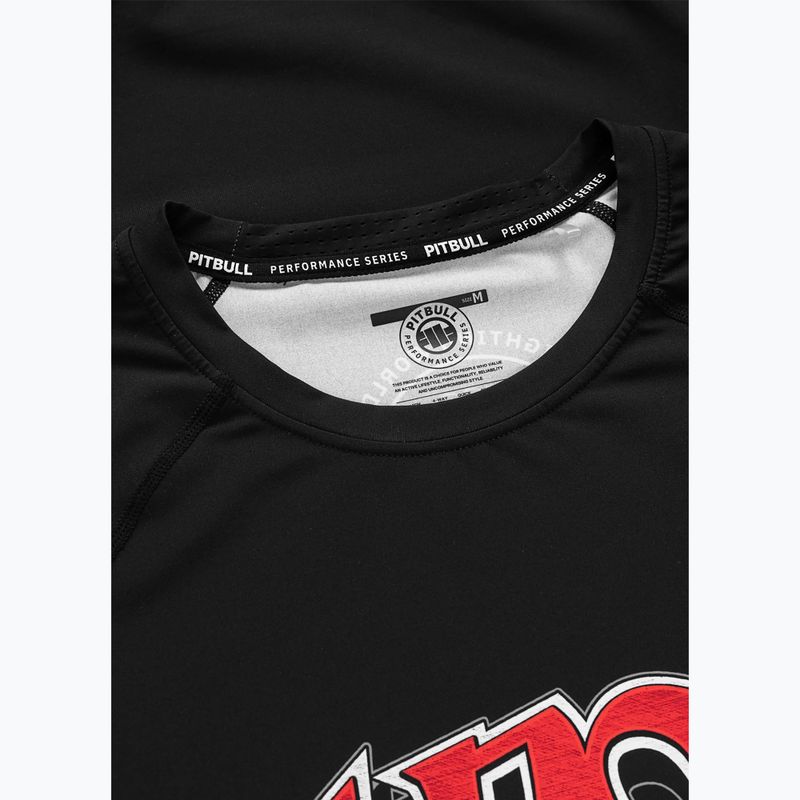 Мъжка блуза с дълъг ръкав за водни спортове Pitbull ADCC Rashguard black 5