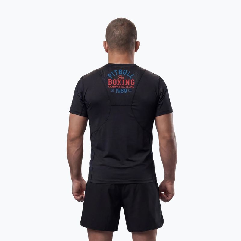 Мъжка тениска Pitbull Mesh Champion Bloodline black 4