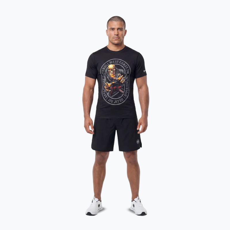 Мъжка тениска Pitbull Mesh Jiu Jitsu black 2
