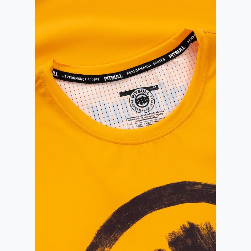 Мъжка тениска Pitbull Palms mesh yellow logo 6