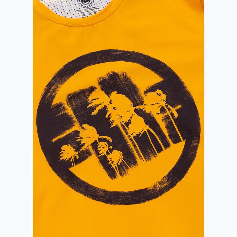 Мъжка тениска Pitbull Palms mesh yellow logo 7