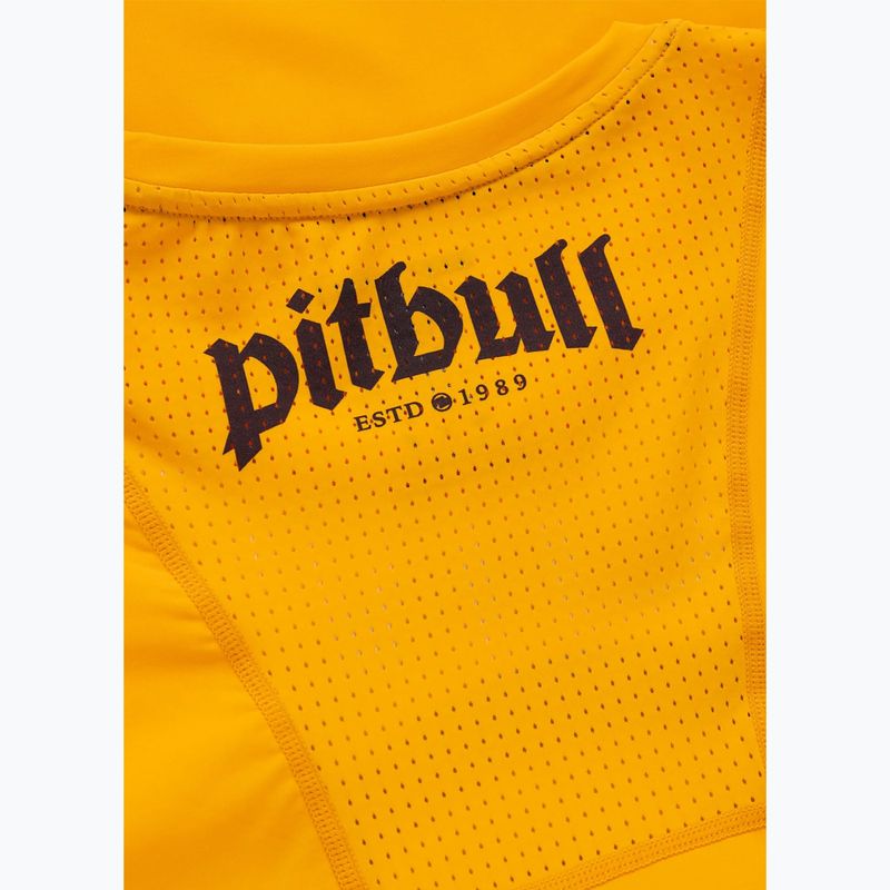 Мъжка тениска Pitbull Palms mesh yellow logo 8
