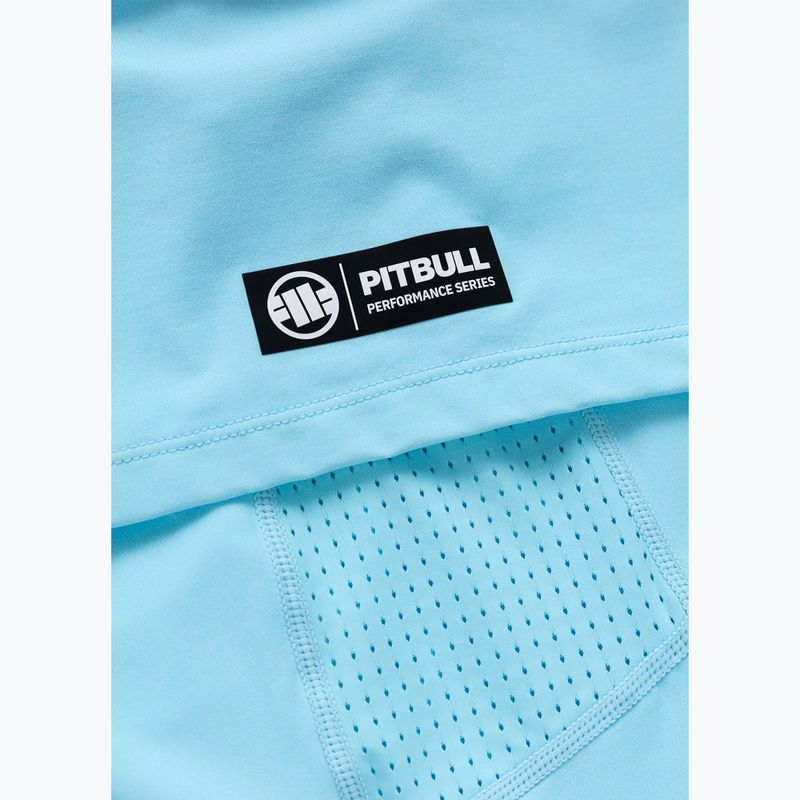 Мъжка тениска Pitbull Palms mesh light blue logo 8