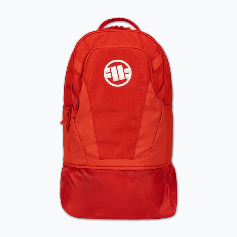 Градска раница Pitbull Athletic Logo fluo/red 4