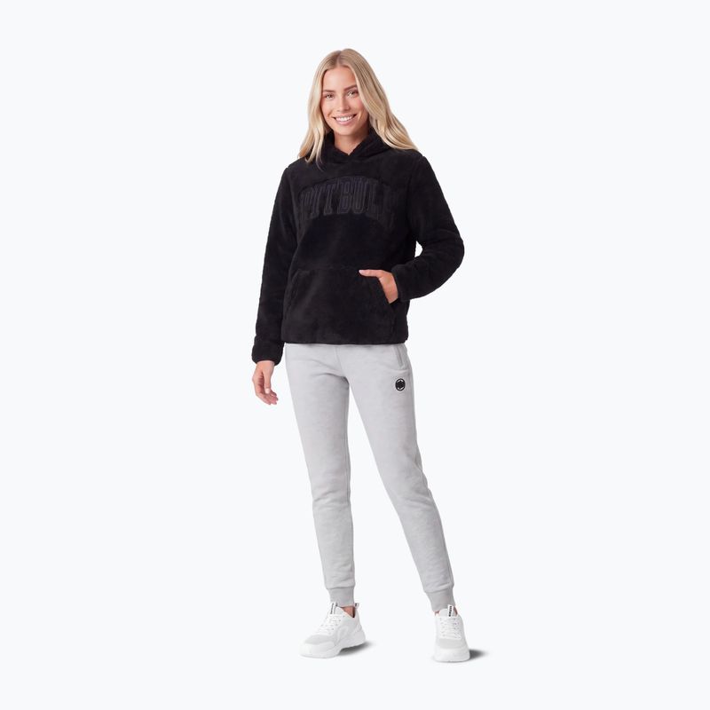 Дамски суитшърт Pitbull Aragona Norton Hooded black 2