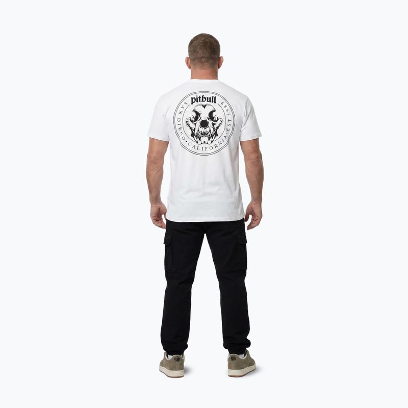 Мъжка тениска Pitbull O'Side Skull white 3