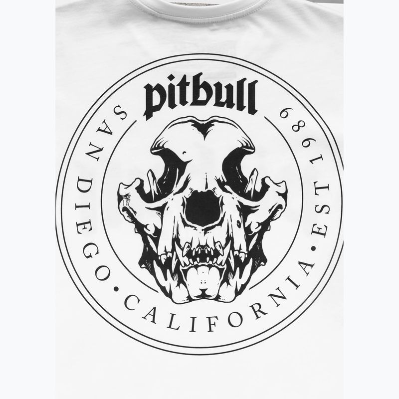 Мъжка тениска Pitbull O'Side Skull white 9