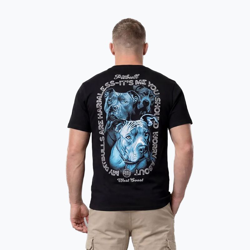 Мъжка тениска Pitbull Protector black 3