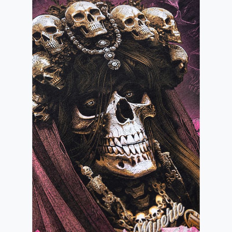 Дамска тениска Pitbull Santa Muerte black/pink 12