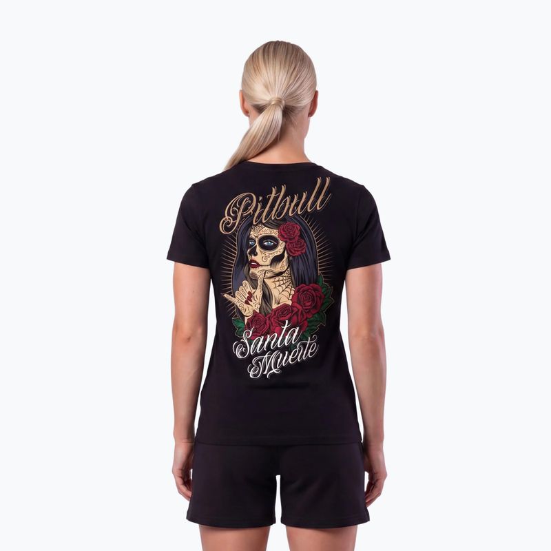 Дамска тениска Pitbull Santa Muerte black 3