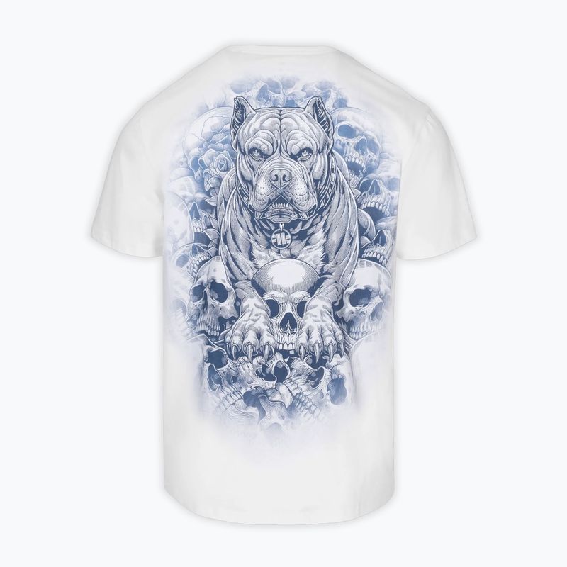 Мъжка тениска Pitbull Guardian Angel white 2