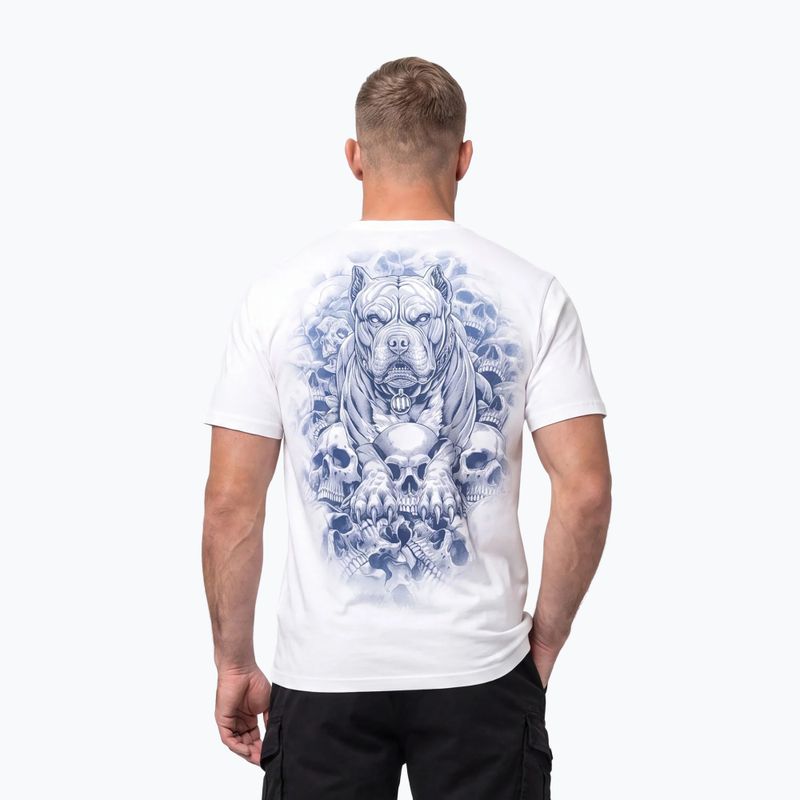 Мъжка тениска Pitbull Guardian Angel white 9