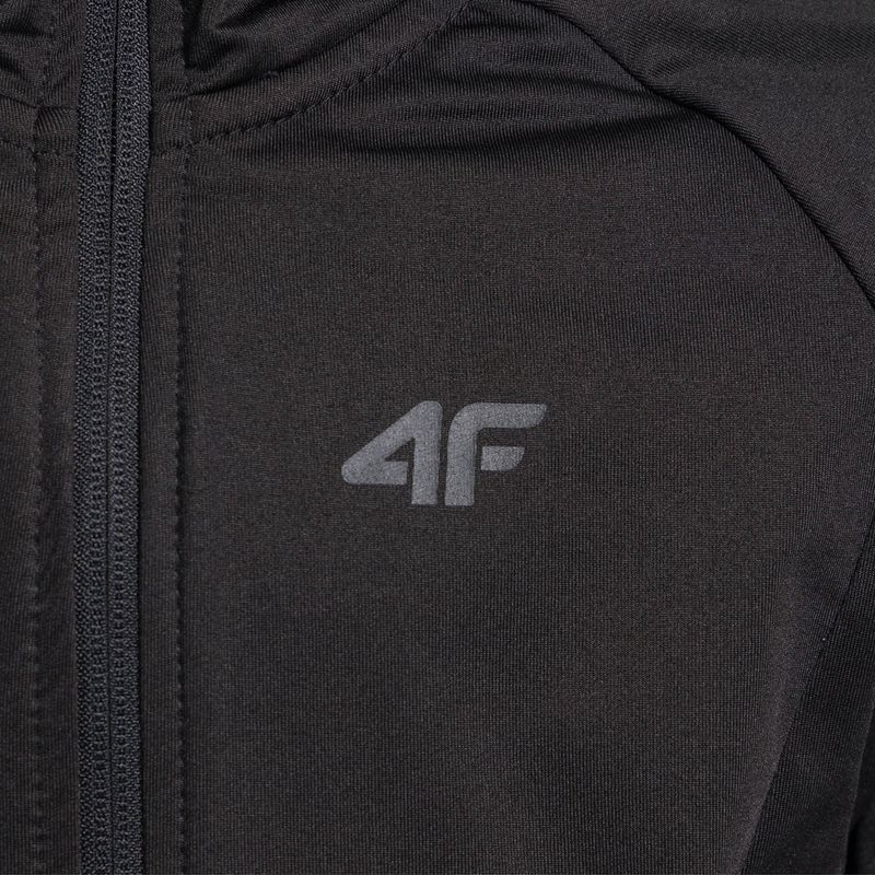 Детска блуза за преходи 4F черен-зелен HJZ22-JBLMF001 3