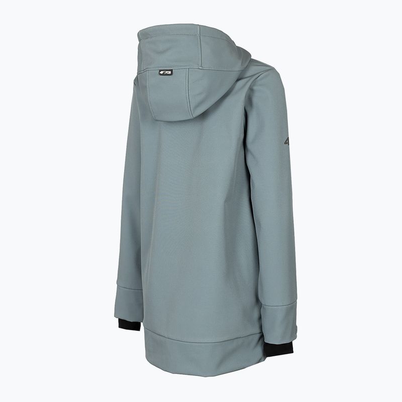 Дамско яке за сноуборд 4F SFD001F softshell синьо H4Z22-SFD001F 8