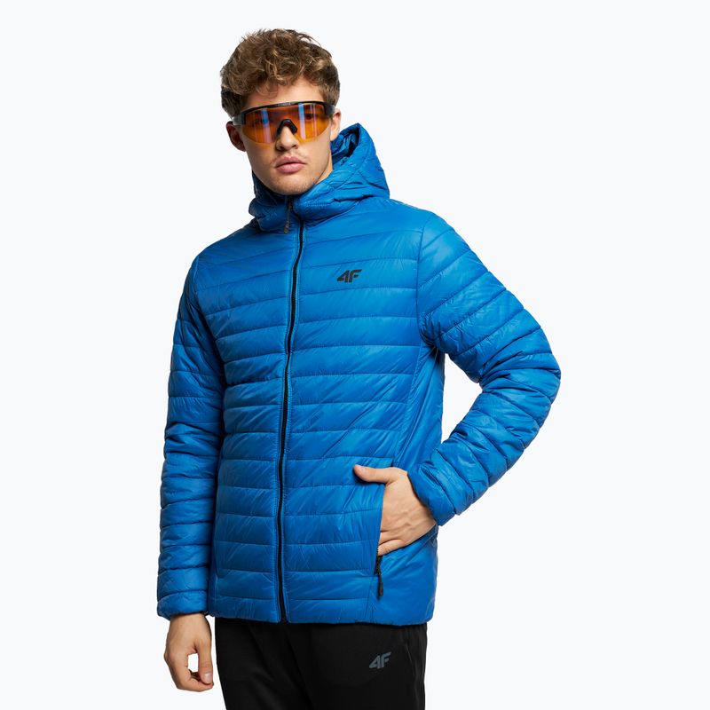 Мъжко пухено яке 4F KUMP004 cobalt