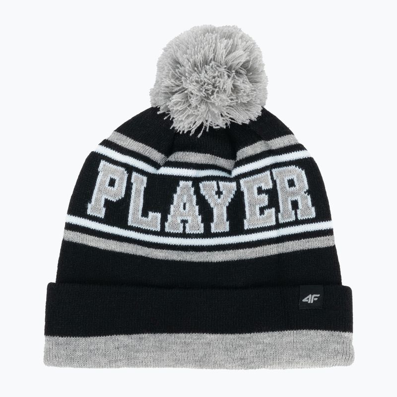 Детска зимна шапка 4F черна HJZ22-JCAM005 5