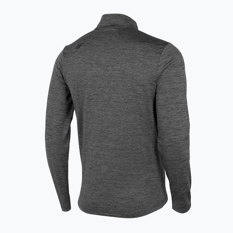 Мъжка термоактивна блуза 4F BIMD031 dark grey melange 3