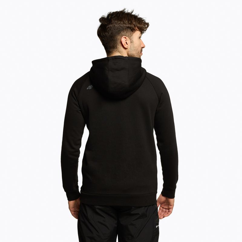 Мъжки суитшърт за сноуборд 4F черен H4Z22-BLM021 3