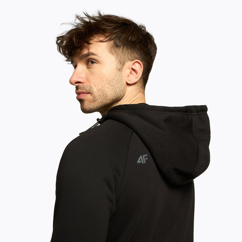 Мъжки суитшърт за сноуборд 4F черен H4Z22-BLM021 5