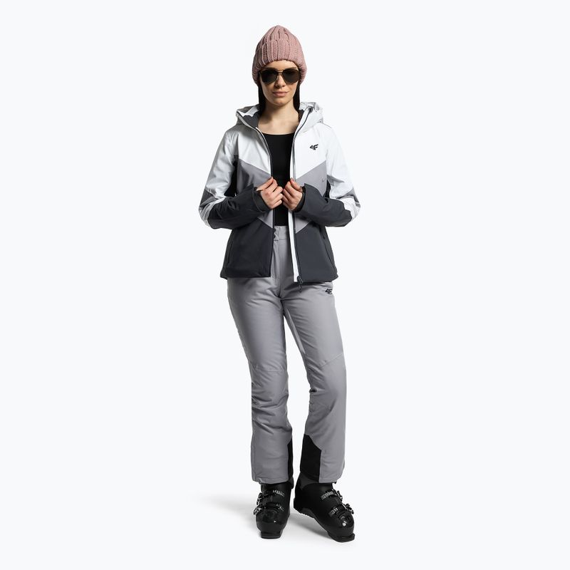 Дамско ски яке 4F black-grey H4Z22-KUDN008 2