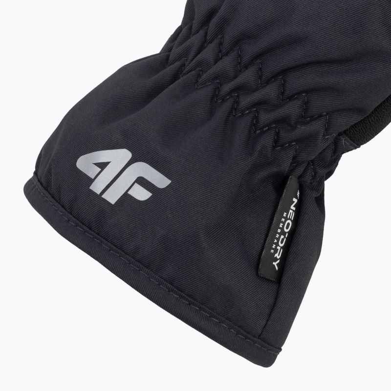 Детски ски ръкавици 4F сиво-черни 4FJAW22AFGLM038 5