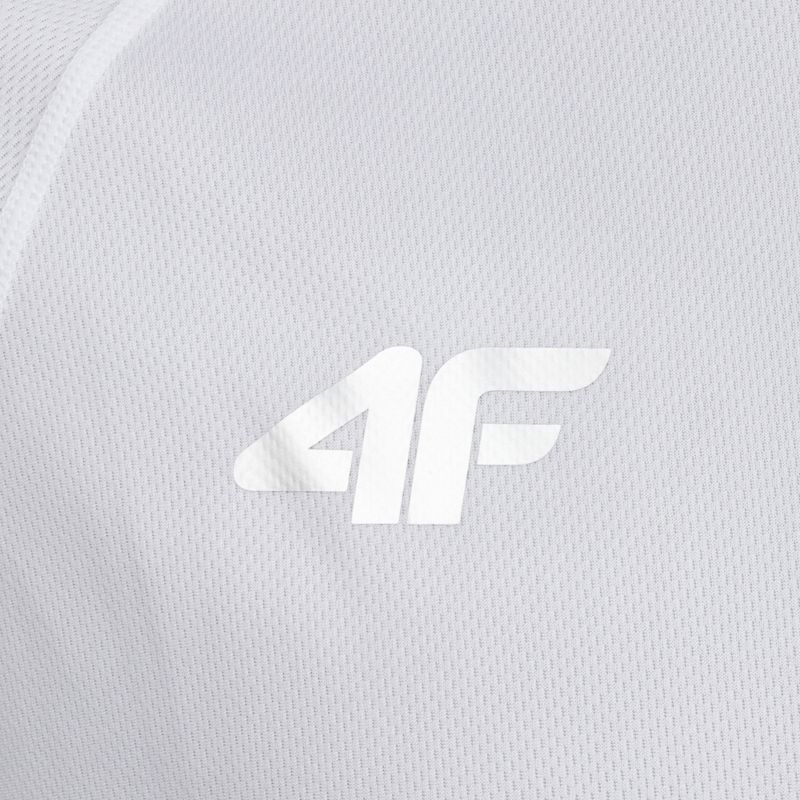 Мъжка функционална тениска 4F бяла S4L21-TSMF050-10S 3