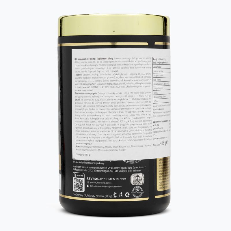 Предтренировъчен продукт Fitness Authority Levrone Shaaboo Ice Pump 463 g icy orange/mango 3
