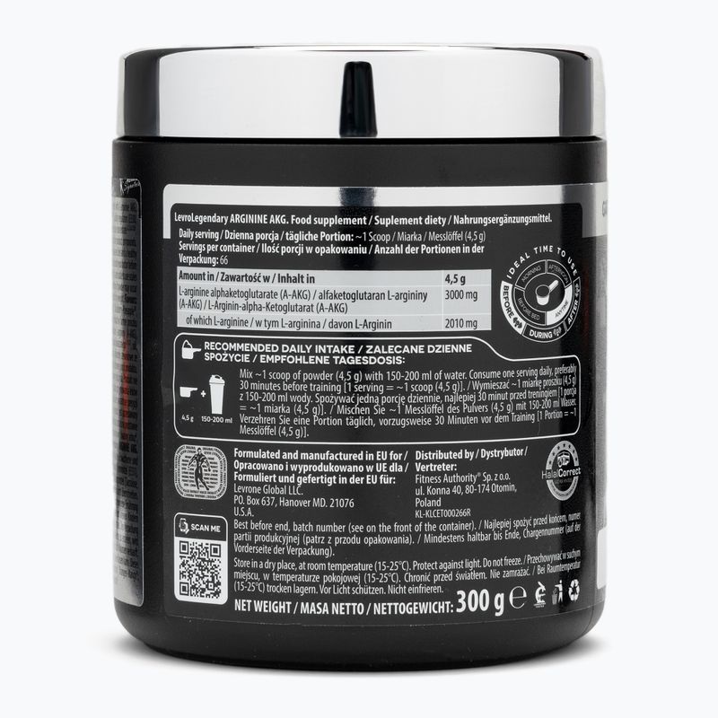 Аминокиселини Fitness Authority Levrone Legendary Arginine 300 g exotic 2