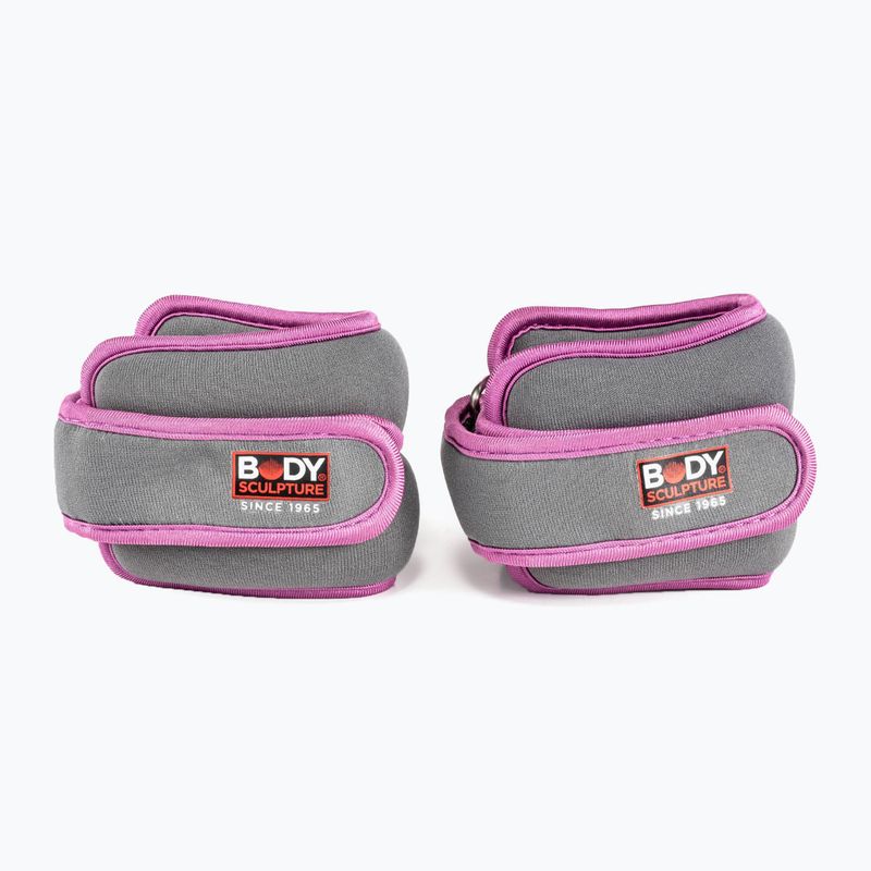 Тежести за китки Body Sculpture Bb 2700Uepk 2 x 0,5 kg grey/pink 2