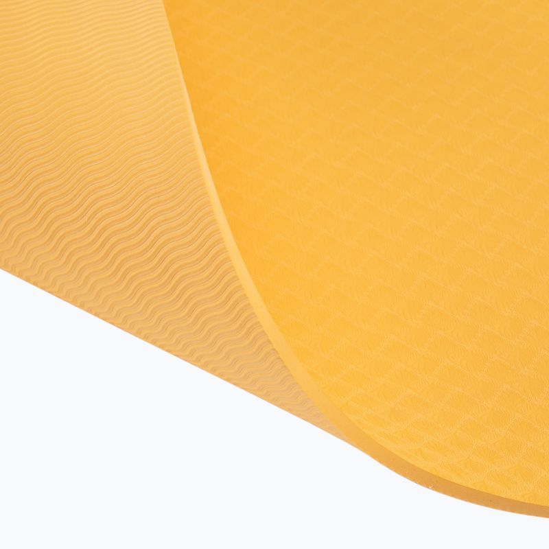 Постелка за йога Body Sculpture TPE 6 mm yellow 6