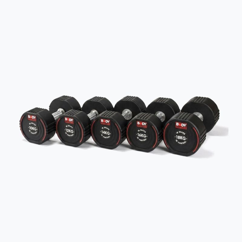 Гумиран дъмбел/гира Body Sculpture TPU BW 133 10 kg black 7