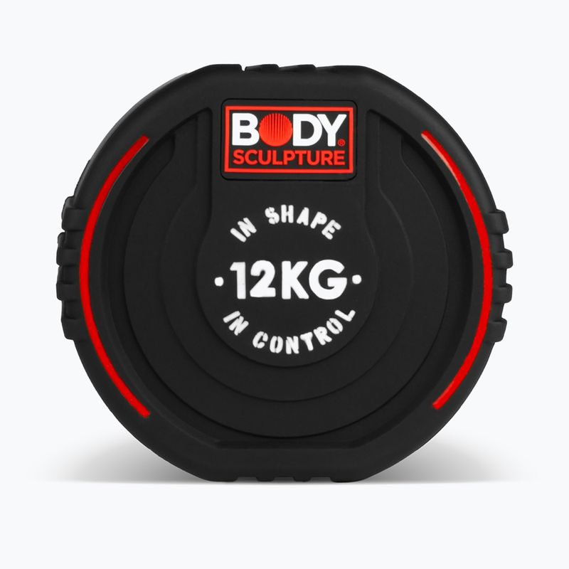 Гумиран дъмбел/гира Body Sculpture TPU BW 133 12 kg black 4