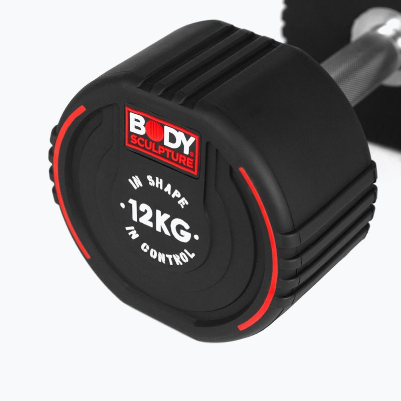 Гумиран дъмбел/гира Body Sculpture TPU BW 133 12 kg black 5