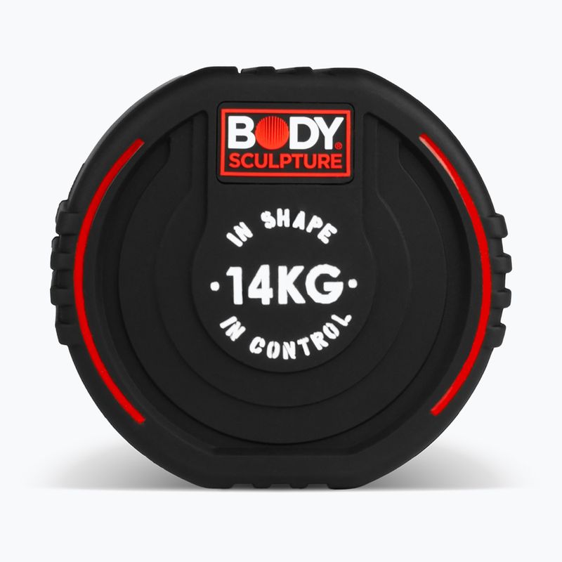 Гумиран дъмбел/гира Body Sculpture TPU BW 133 14 kg black 4