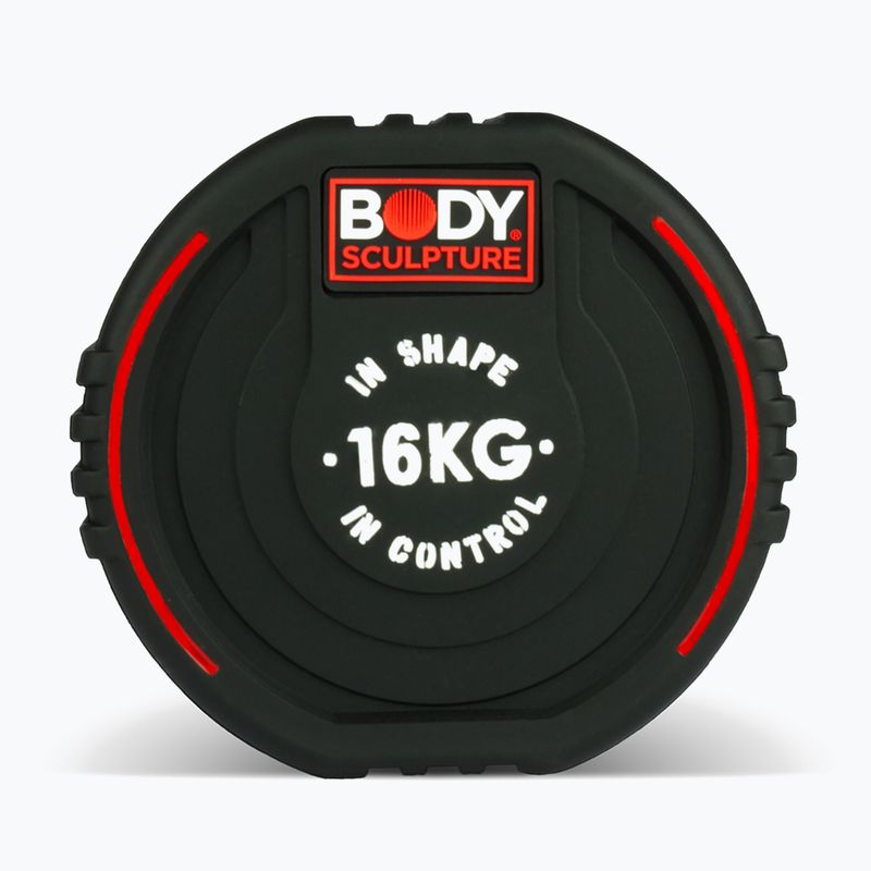 Гумиран дъмбел/гира Body Sculpture TPU BW 133 16 kg black 4