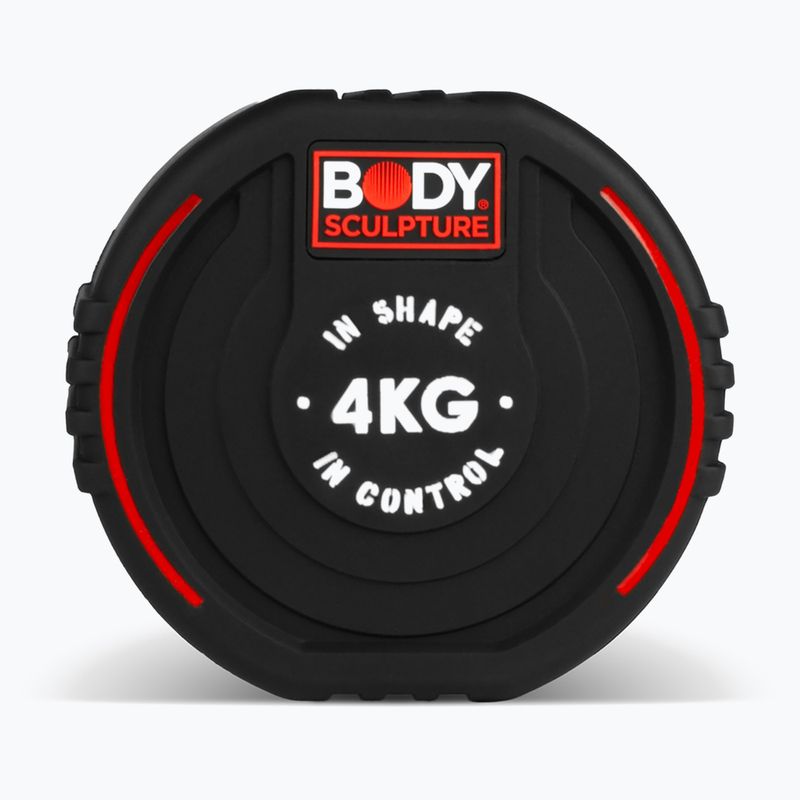 Гумиран дъмбел/гира Body Sculpture TPU BW 133 4 kg black 4