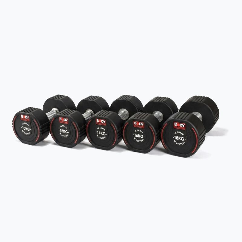 Гумиран дъмбел/гира Body Sculpture TPU BW 133 4 kg black 8