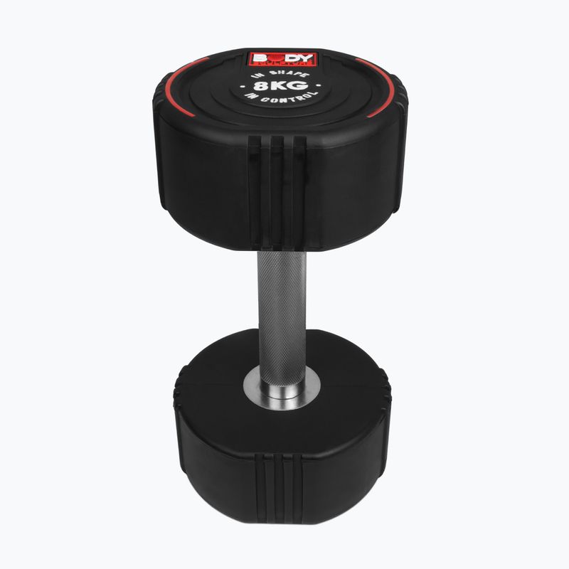 Гумиран дъмбел/гира Body Sculpture TPU BW 133 8 kg black 2