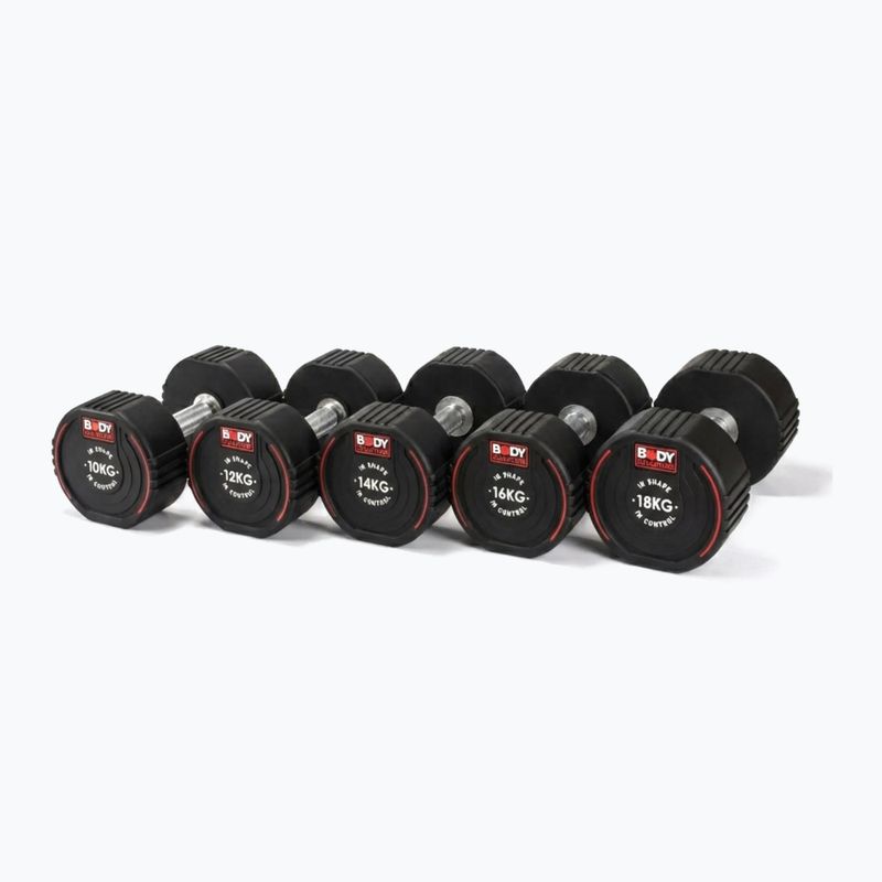 Гумиран дъмбел/гира Body Sculpture TPU BW 133 8 kg black 8