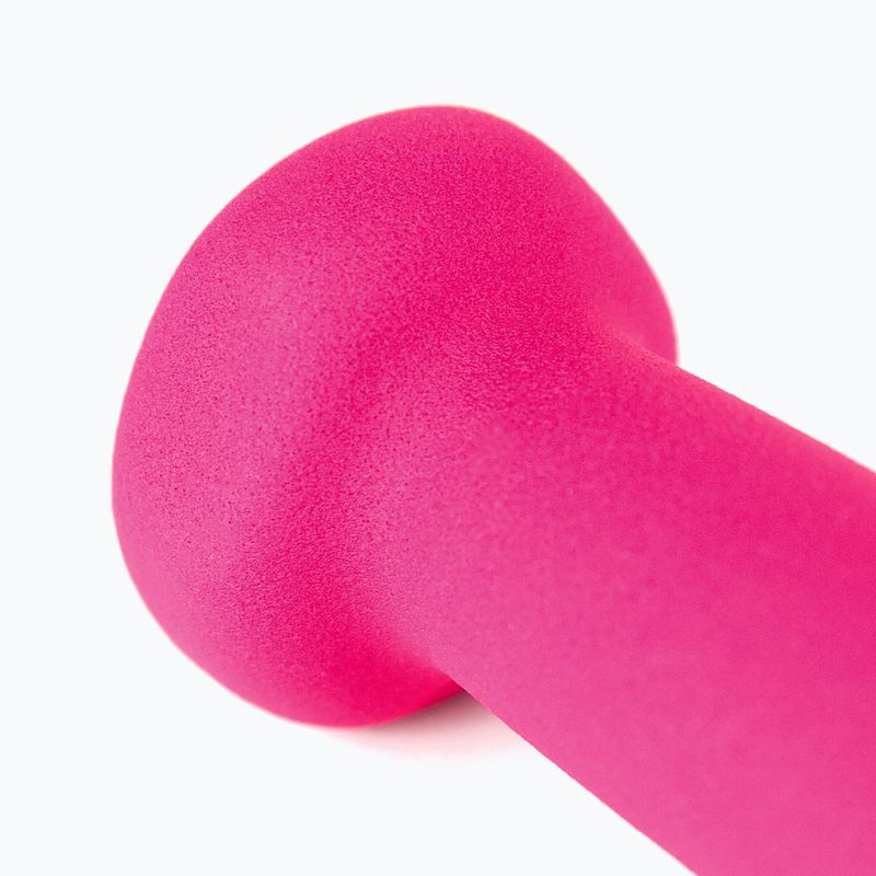 Гумиран дъмбел/гира Body Sculpture BW 513 z PVC 1 kg pink 6