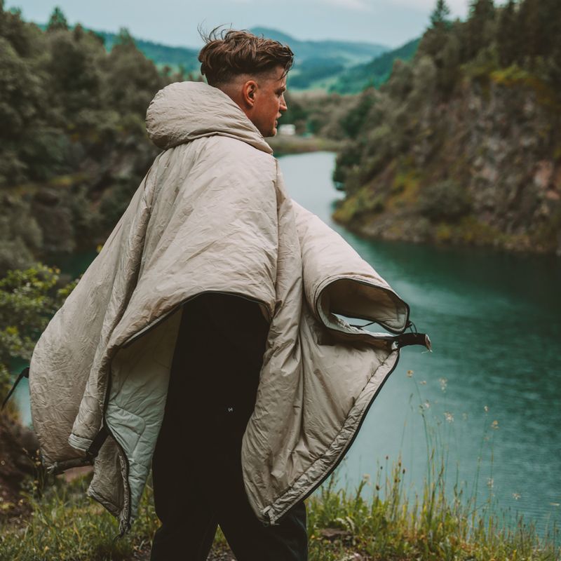 Пончо OFFLANDER изолирано Водоустойчиво сиво 9