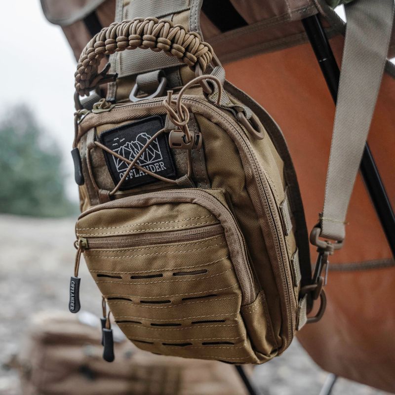 Тактическа чанта OFFLANDER Tactic 5 l khaki 6
