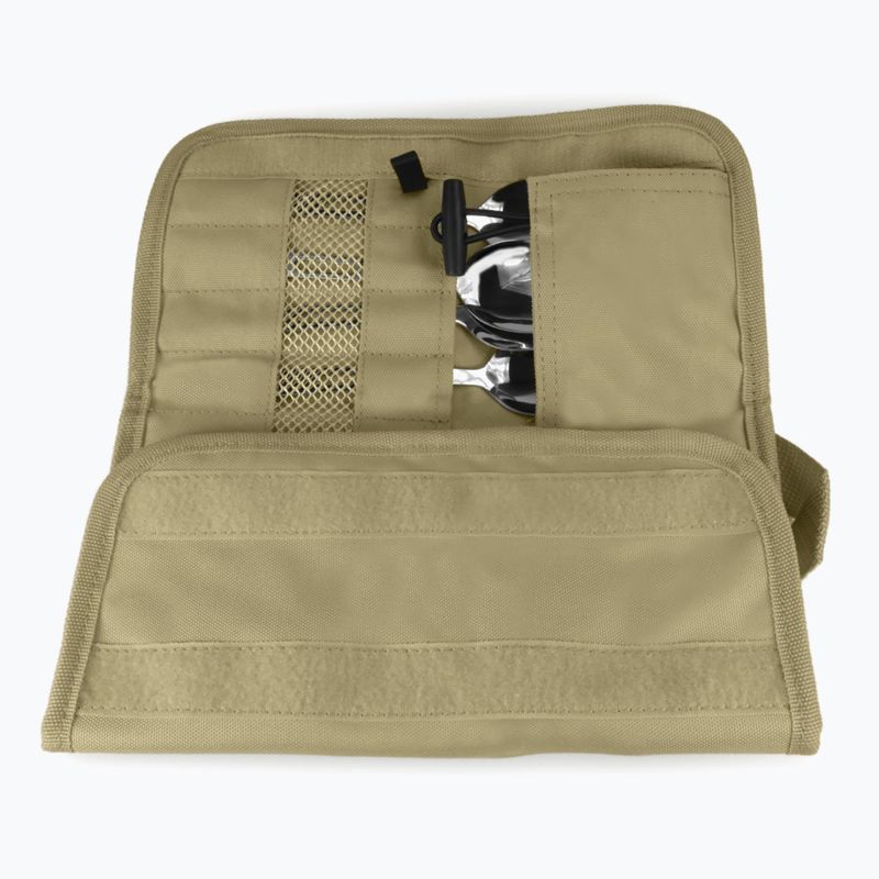 Комплект прибори за хранене OFFLANDER Camping Cutlery Set with Case green 3