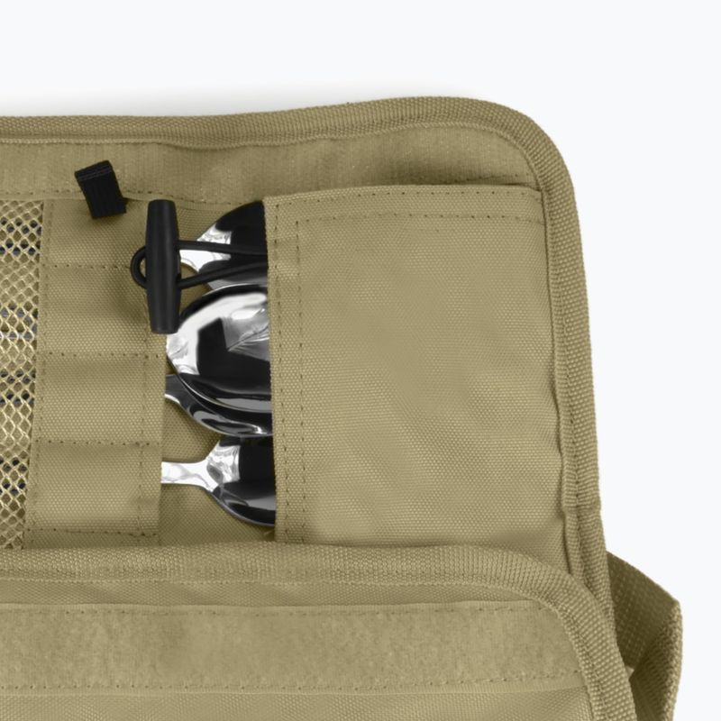 Комплект прибори за хранене OFFLANDER Camping Cutlery Set with Case green 6