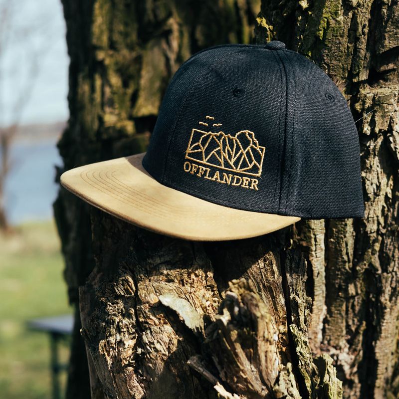 Шапка с козирка Offlander Snapback black/sand 4